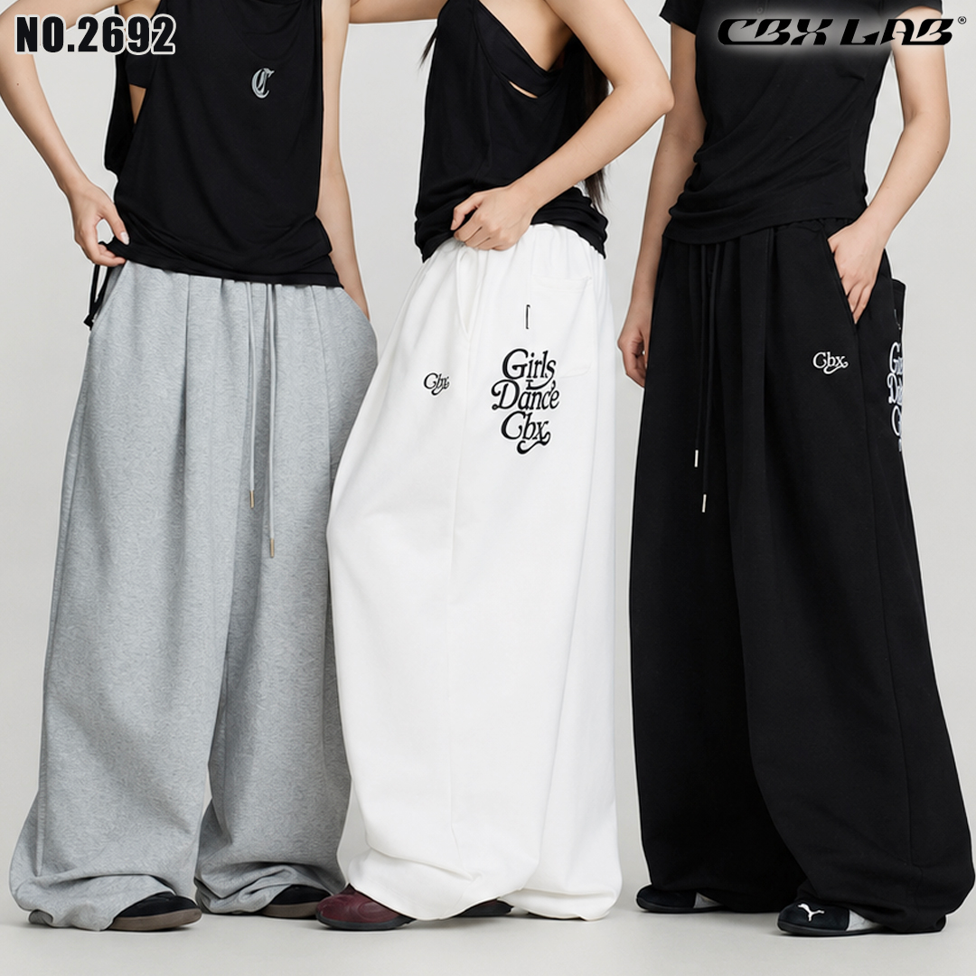 【CBX LAB】ダンス ワイドスウェットパンツ  [商品番号: 2692]