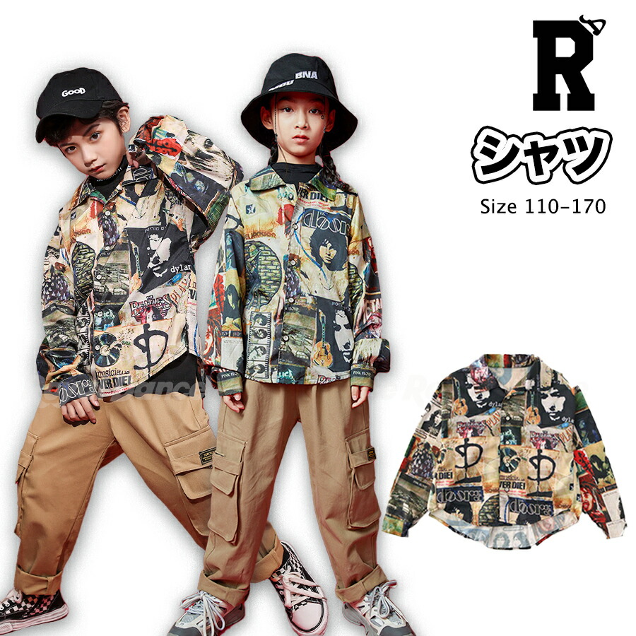 【トップス】HipHop Street Dance Shirts [商品番号: 518]