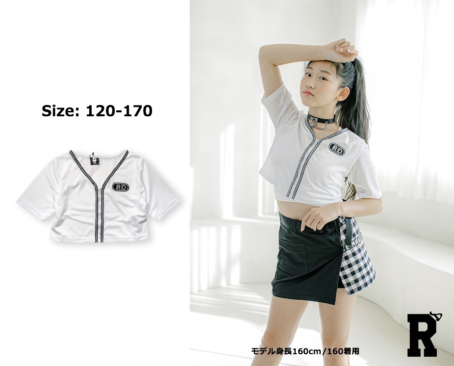 【当日発送対象】50%off【トップス/在庫処分セール】RD 20 K-POP STYLE WHITE TOPS [商品番号: 1004]