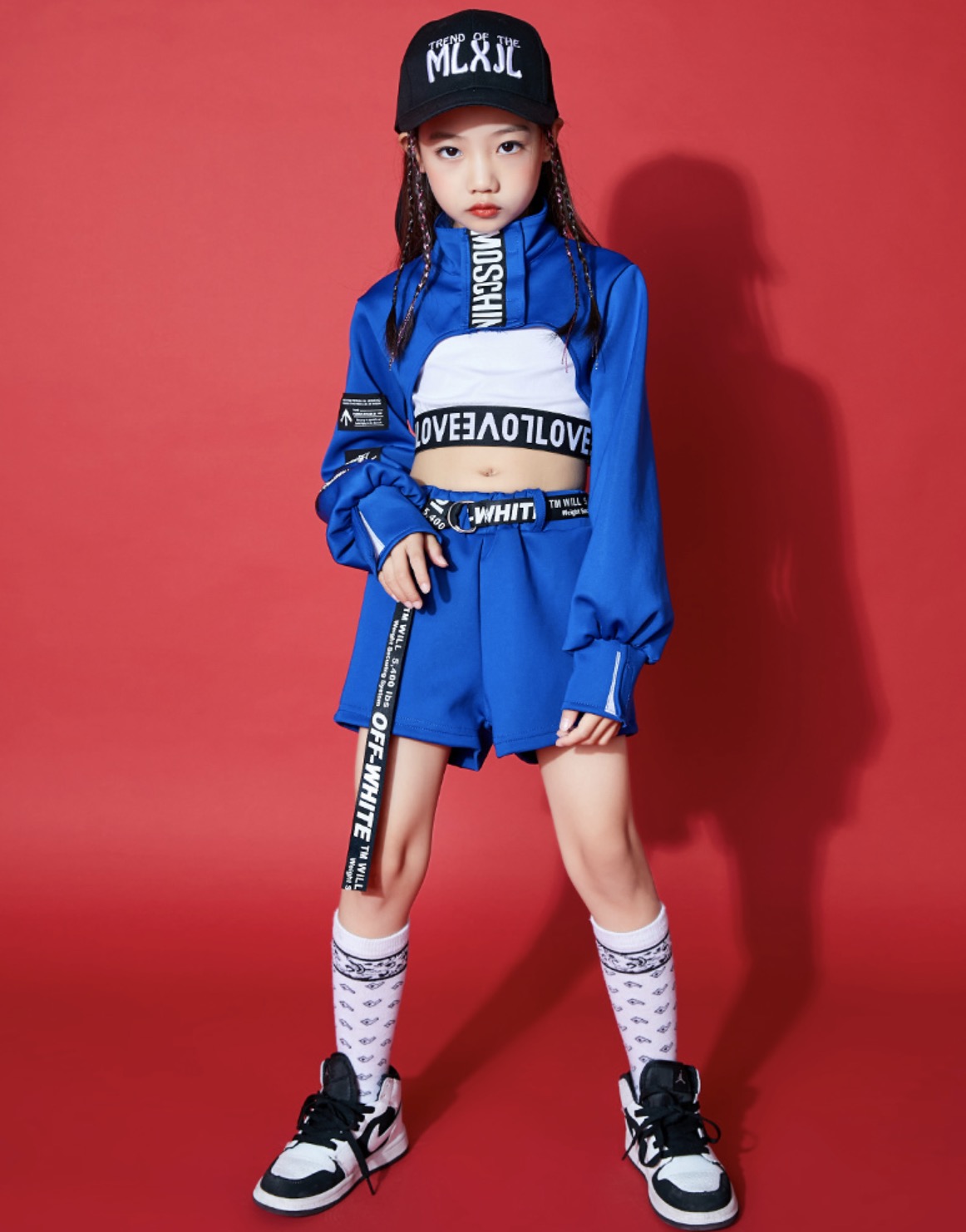 キッズ ダンス衣装 セットアップ ガールズ ブルー |【公式】Royal