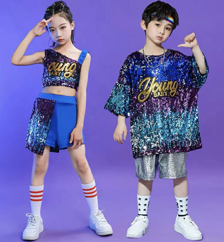 キッズ ダンス衣装 セットアップ スパンコール |【公式】Royal Dance