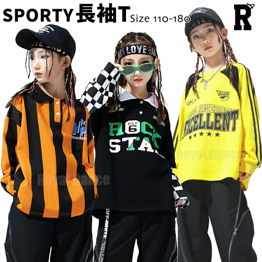 【トップス】SPORTY長袖Tシャツ [商品番号: 2049]
