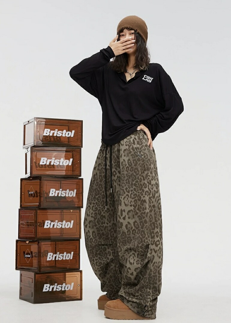 レディース ワイドパンツ 豹柄 ピンク |【公式】Royal Dance