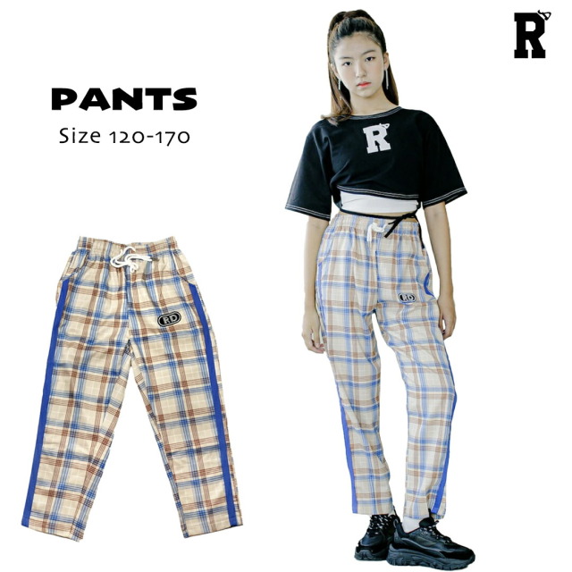 【当日発送対象】50%off【パンツ/在庫処分セール】RD 20 K-POP STYLE STREET PLAID PANTS