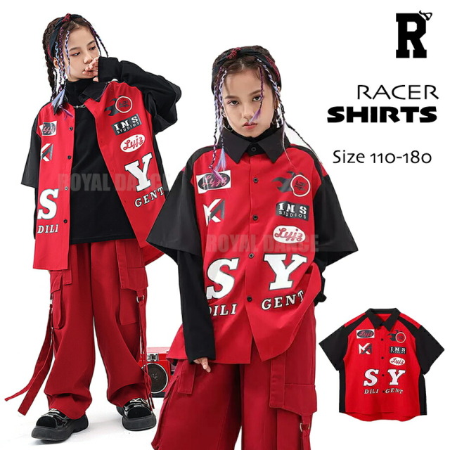 【トップス】Racer Red Half Shirts [商品番号: 1840]