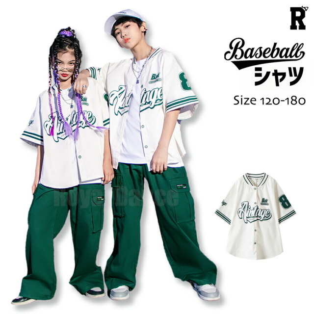 【トップス】Baseball HipHop Shirts [商品番号: 1845]