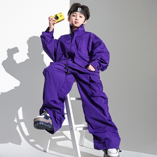 楽天市場】k-pop 衣装 パープル 大人 ダンス衣装 スーツ