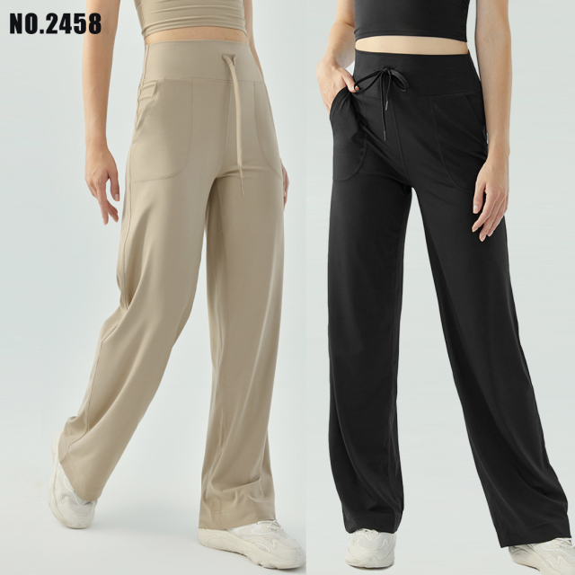 【パンツ】フィットネス 柔らか ストレートパンツ [商品番号: 2458]