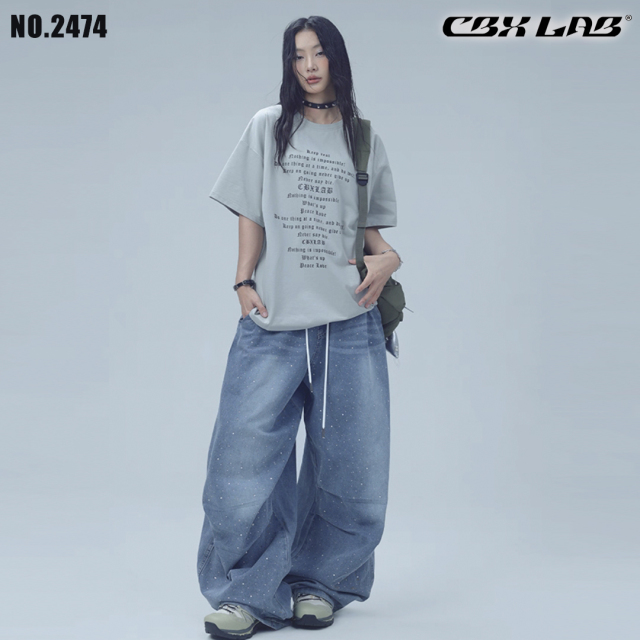 【CBX LAB】WIDE DENIM PANTS