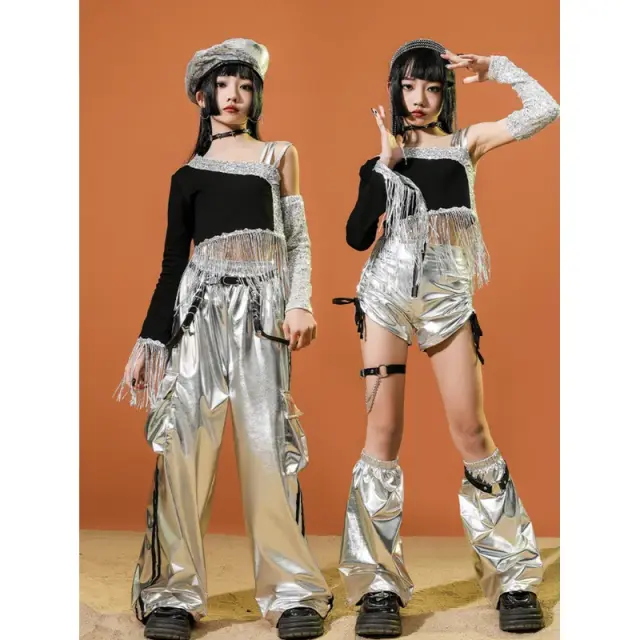 kpop ダンス衣装 キッズ セットアップ [商品番号: 2496]