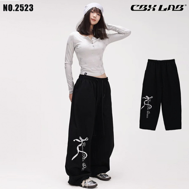 【CBX LAB】RIBBON CURVE PANTS (1 Color)