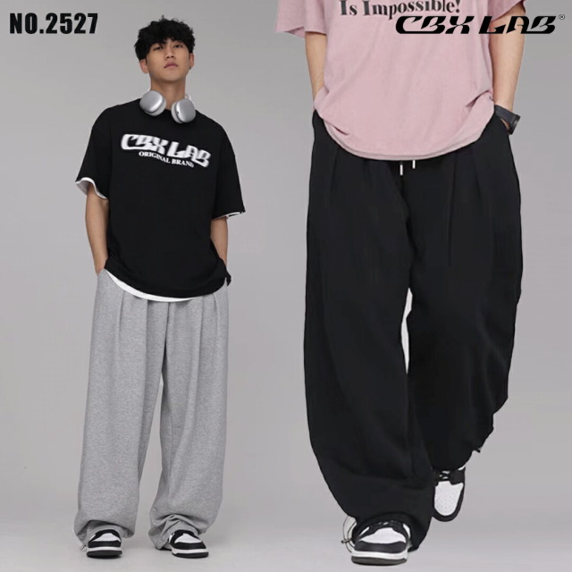 【CBX LAB】MENS TUCK SWEATPANTS (2Colors) [商品番号: 2527]