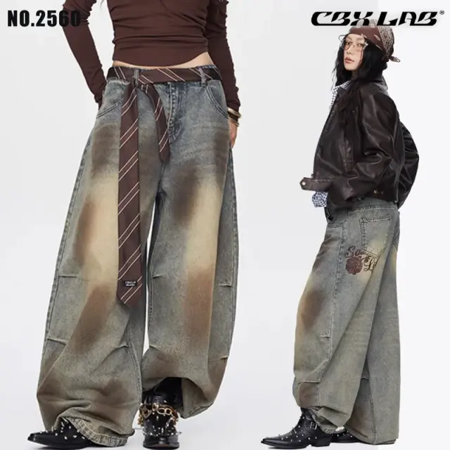 【CBX LAB】WIDE DENIM VINTAGE PANTS [商品番号: 2560]