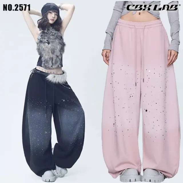 【CBX LAB】STAR WIDE PANTS (2 Colors) [商品番号: 2571]