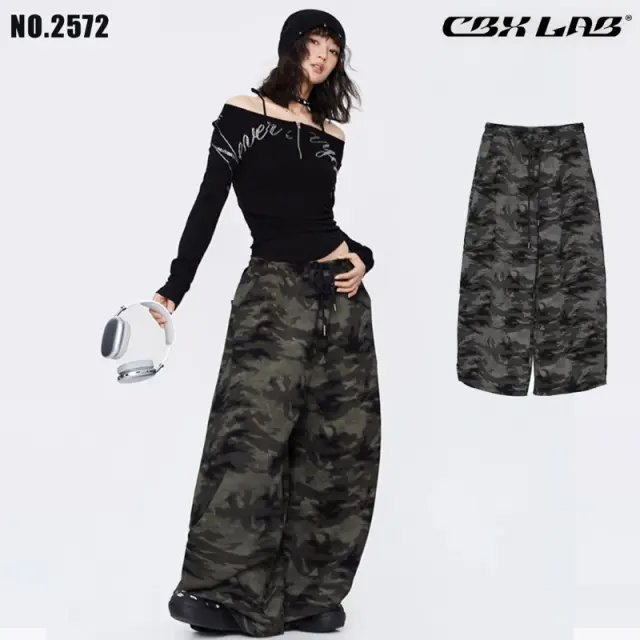 【CBX LAB】CAMOUFLAGE WIDE PANTS  [商品番号: 2572]