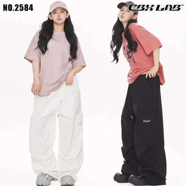 【CBX LAB】BLACK&WHITE DANCE PANTS (2 Colors) [商品番号: 2584]