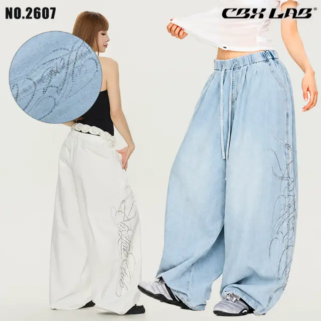【CBX LAB】DENIM HIPHOP PANTS (2 Colors) [商品番号: 2607]