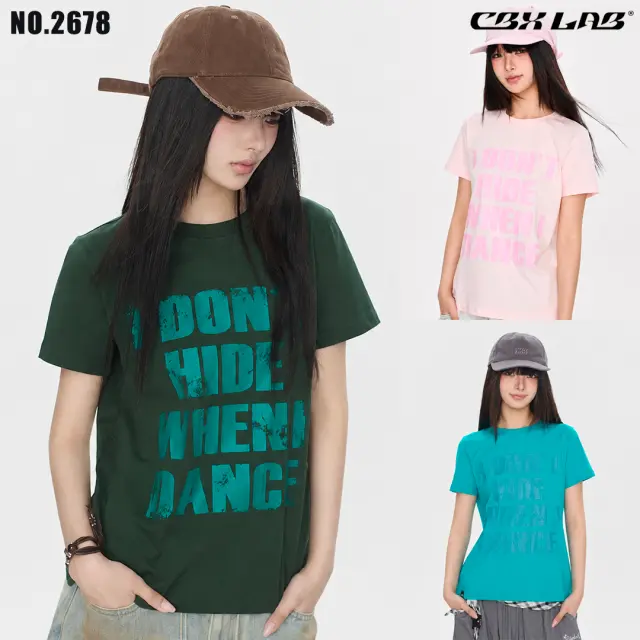 【CBX LAB】ヒップホップ Tシャツ(3 Colors) [商品番号: 2678]