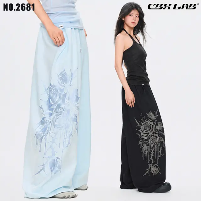 【CBX LAB】ヒップホップ ワイドパンツ (3 Colors) [商品番号: 2681]