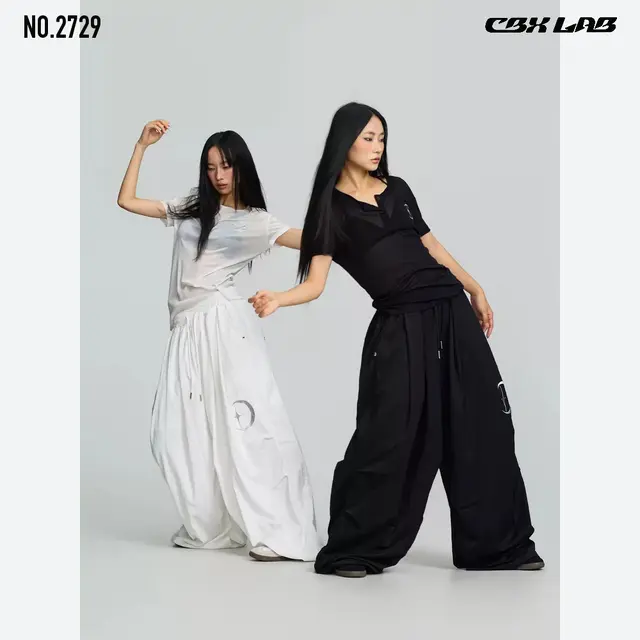 CBX LAB 星月リフレクター 超ワイドパンツ レディース ダンス衣装