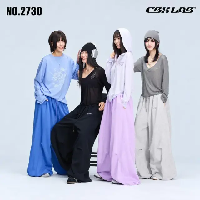 CBX LAB プロ仕様 超ワイドスウェットパンツ レディース ダンス衣装