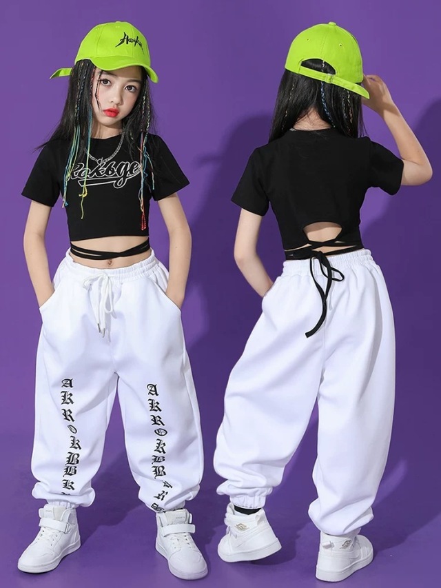 Girls Cropped Tops Set