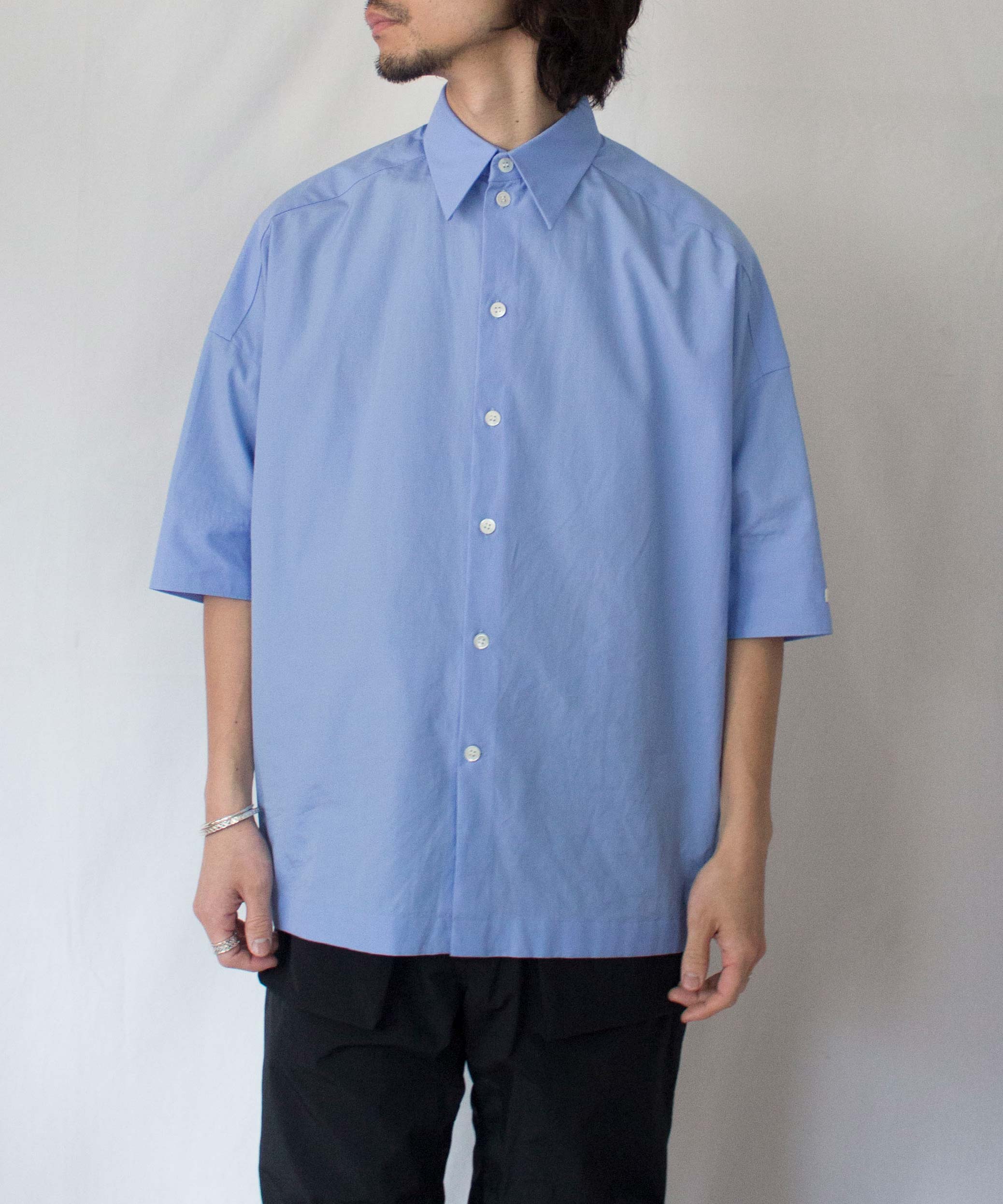 TSTS ANONYMOUS EYES SHIRT S/S SAXE BLUE - Mens