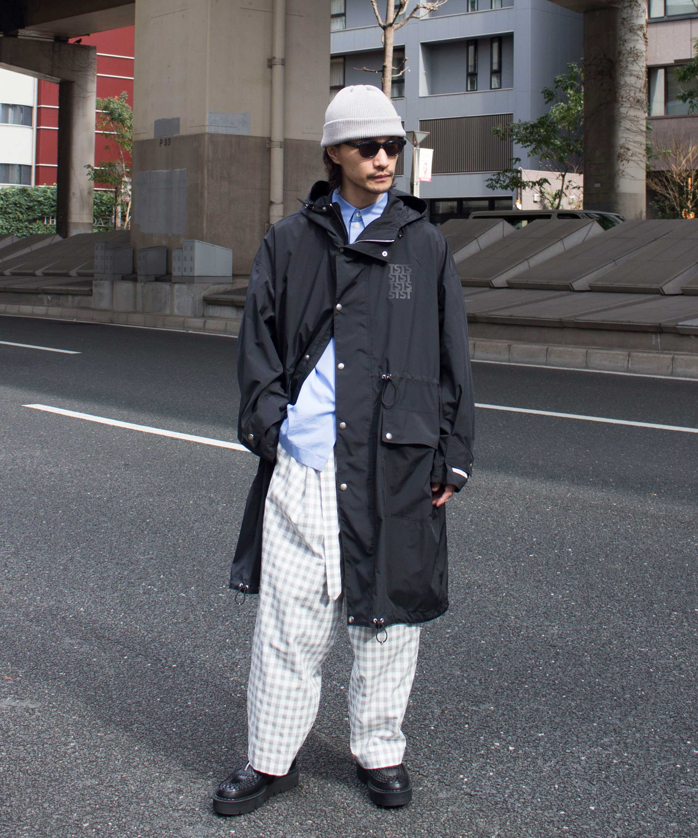 TSTS LIGHT SHELL COAT BLACK - Mens | rroomm onlinestore