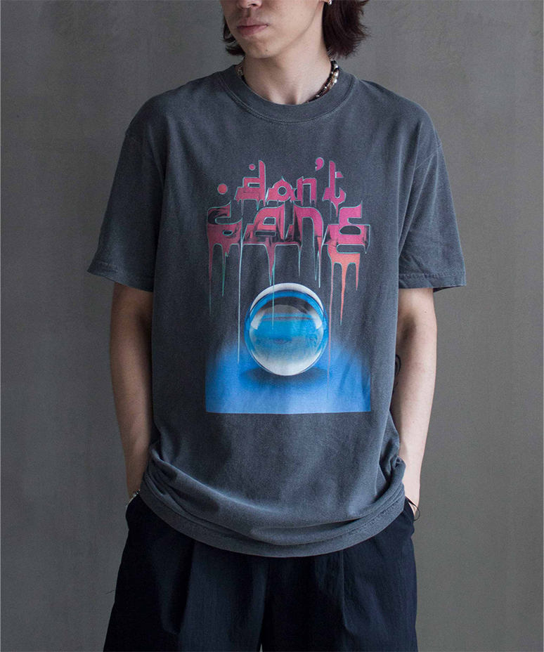 DON'T CARE S/S TEE DC-GT011 BLACK - Mens | rroomm onlinestore