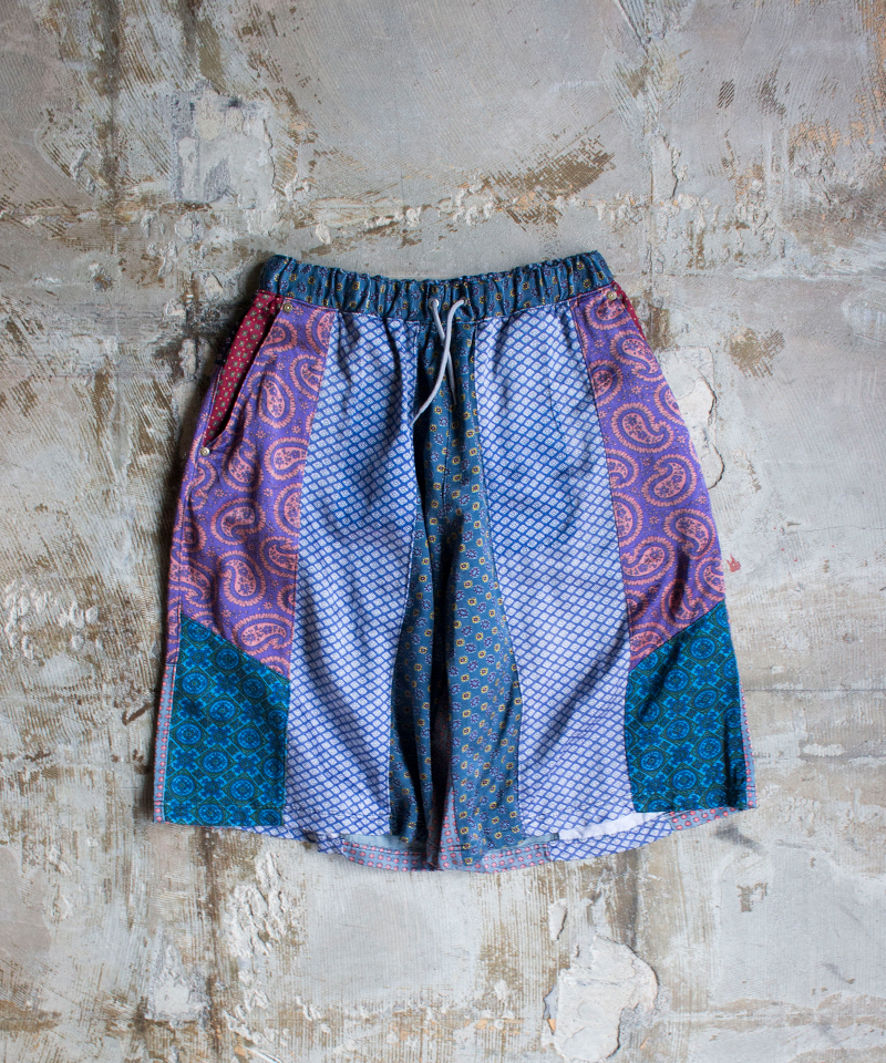 CHANGES[exclusive] yass remake pajama shorts-B blue mix - Mens