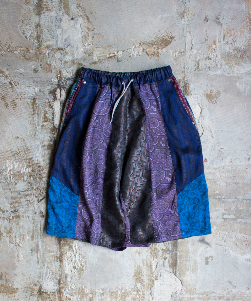 CHANGES[exclusive] yass remake pajama shorts-C blue mix - Mens