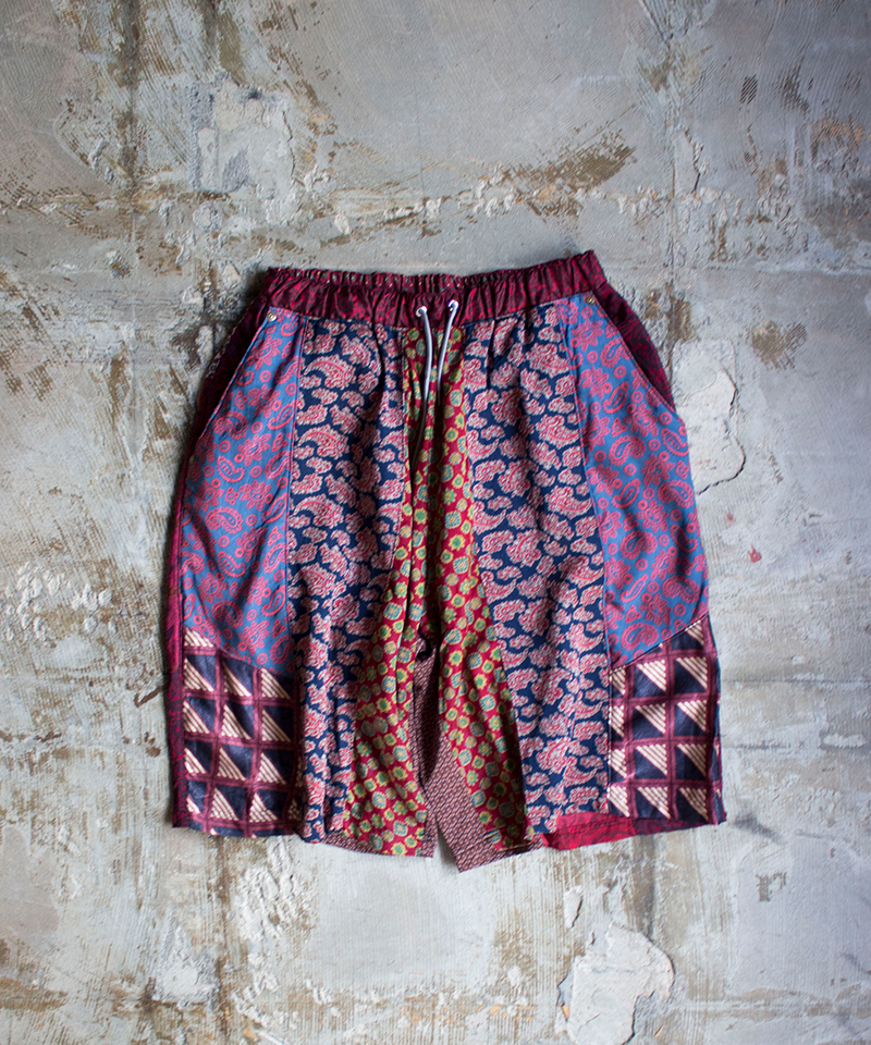 CHANGES[exclusive] yass remake pajama shorts-A red mix - Mens