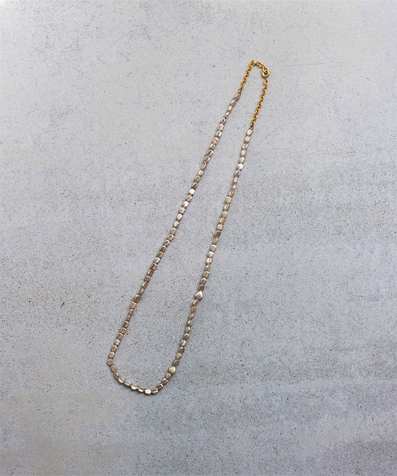 アクセサリー Daniel et Lili 40's vintage necklace Daniel et Lili 40's vintage verre souffle necklace champagne gold