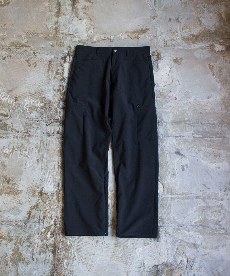 MATSUFUJI Water-repellent Utlity Trousers BLACK - Mens | rroomm 
