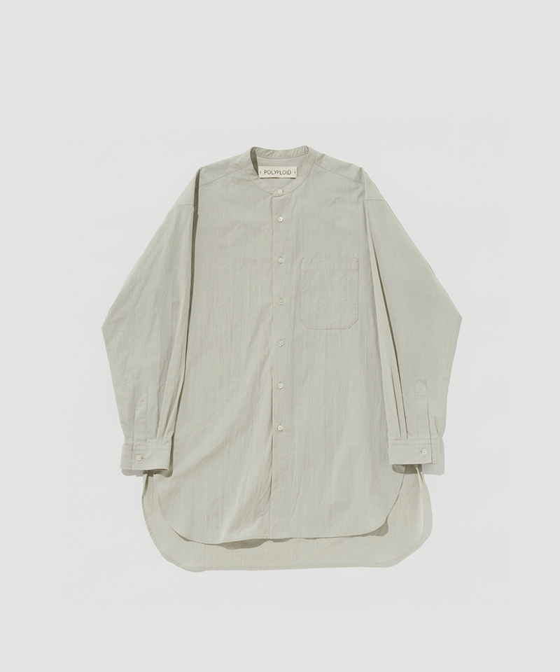 POLYPLOID LONG SHIRT C IVORY - Mens | rroomm onlinestore（ルーム