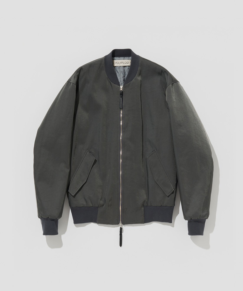 POLYPLOID FLIGHT JACKET C GRAY - Mens | rroomm onlinestore（ルーム