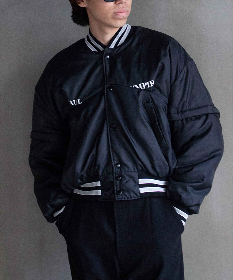 77circa circa make removable sleeves nylon award jacket-B assort - Mens