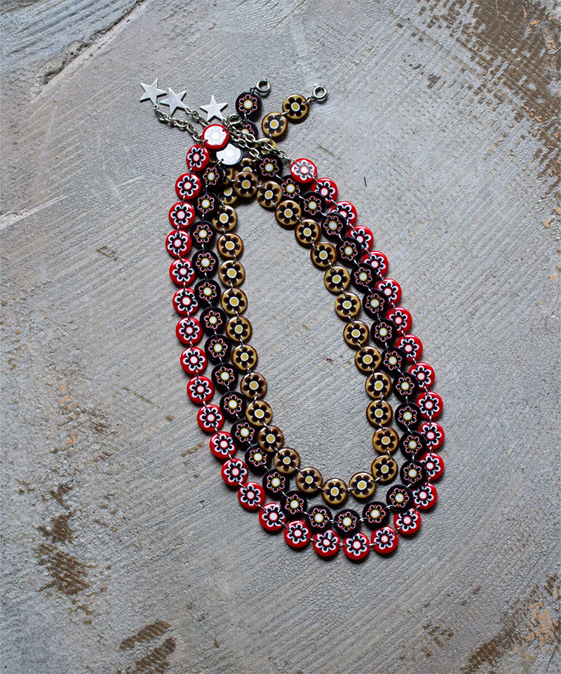 Daniel et Lili 60's venetian beads necklace  - Mens