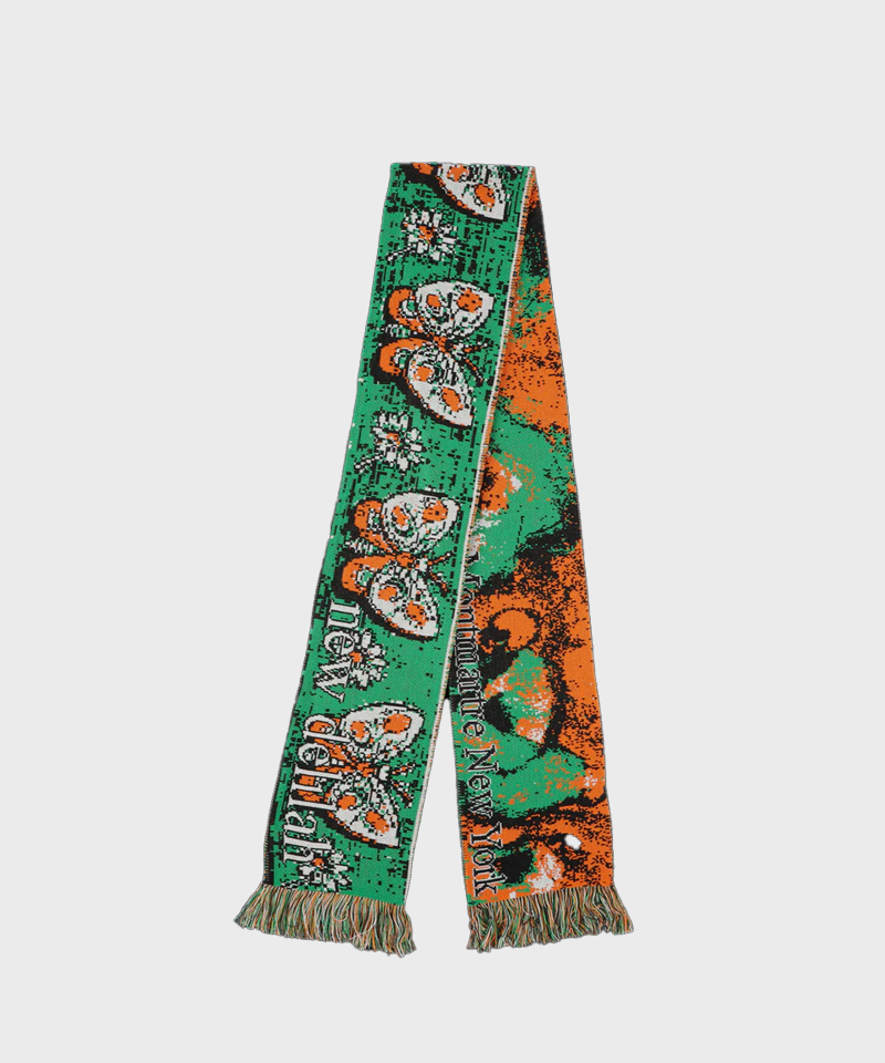 小物 Montmartrenewyork Green Dancers Scarf MONTMARTRE NEW YORK Green Dancers Scarf MULTI - Mens