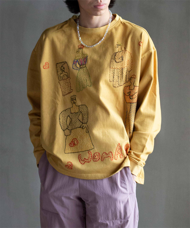 GLASS CYPRESS LA Woman T-Shirt yellow - Mens