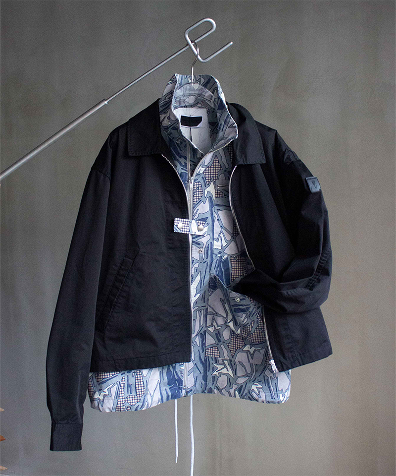 PHINGERIN ORIGINAL CAMO PHZ01 DOUBLE JACKET B:BLACK - Mens