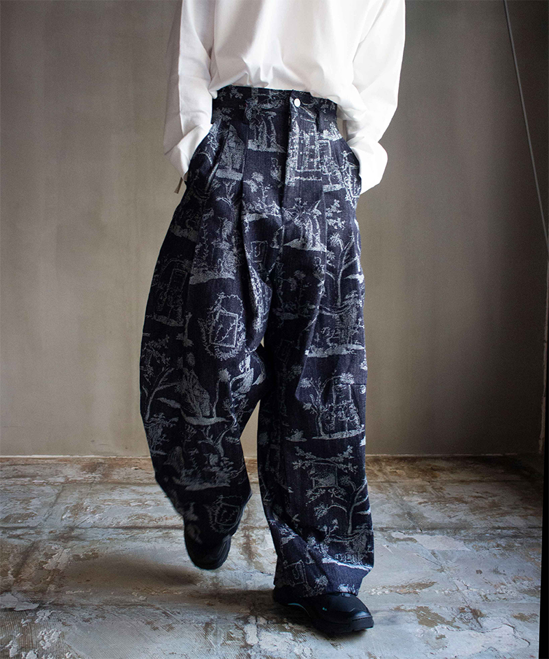 SHINYAKOZUKA HI,BAGGY(ISSUE#6) INDIGO - Mens | rroomm