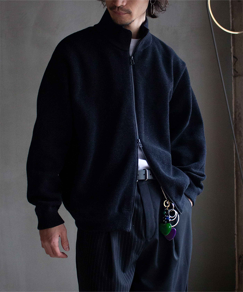 crepuscule Moss Stitch Drivers Black - Mens