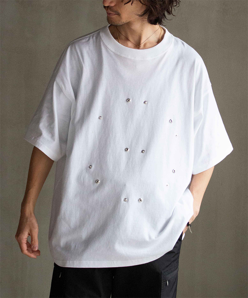 Randy 24ss Tシャツ　 flake white Randy 24ss Tシャツ snow flake white