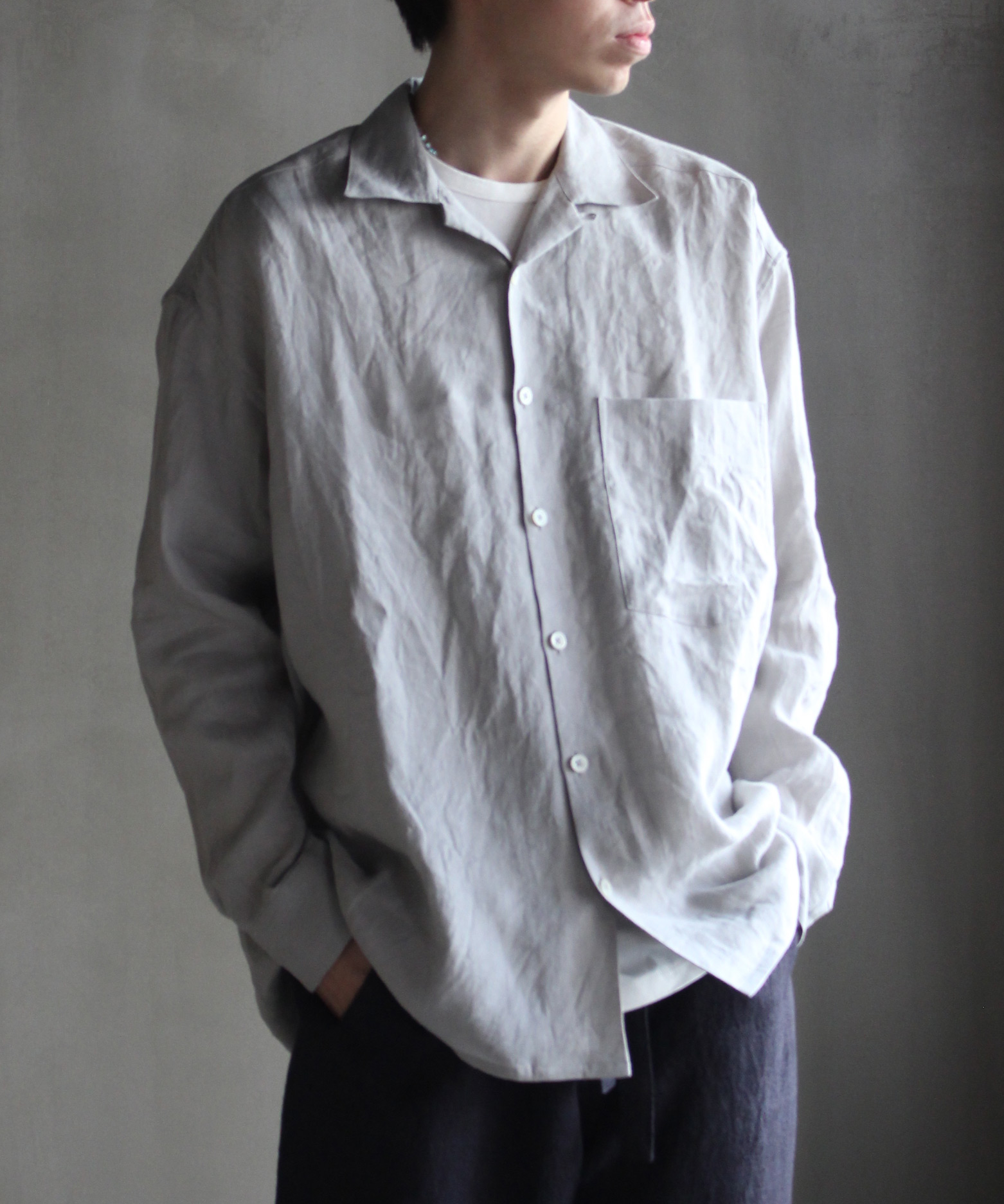 PERS PROJECTS FELIX SC HALF COAT LT.GRAY - Mens