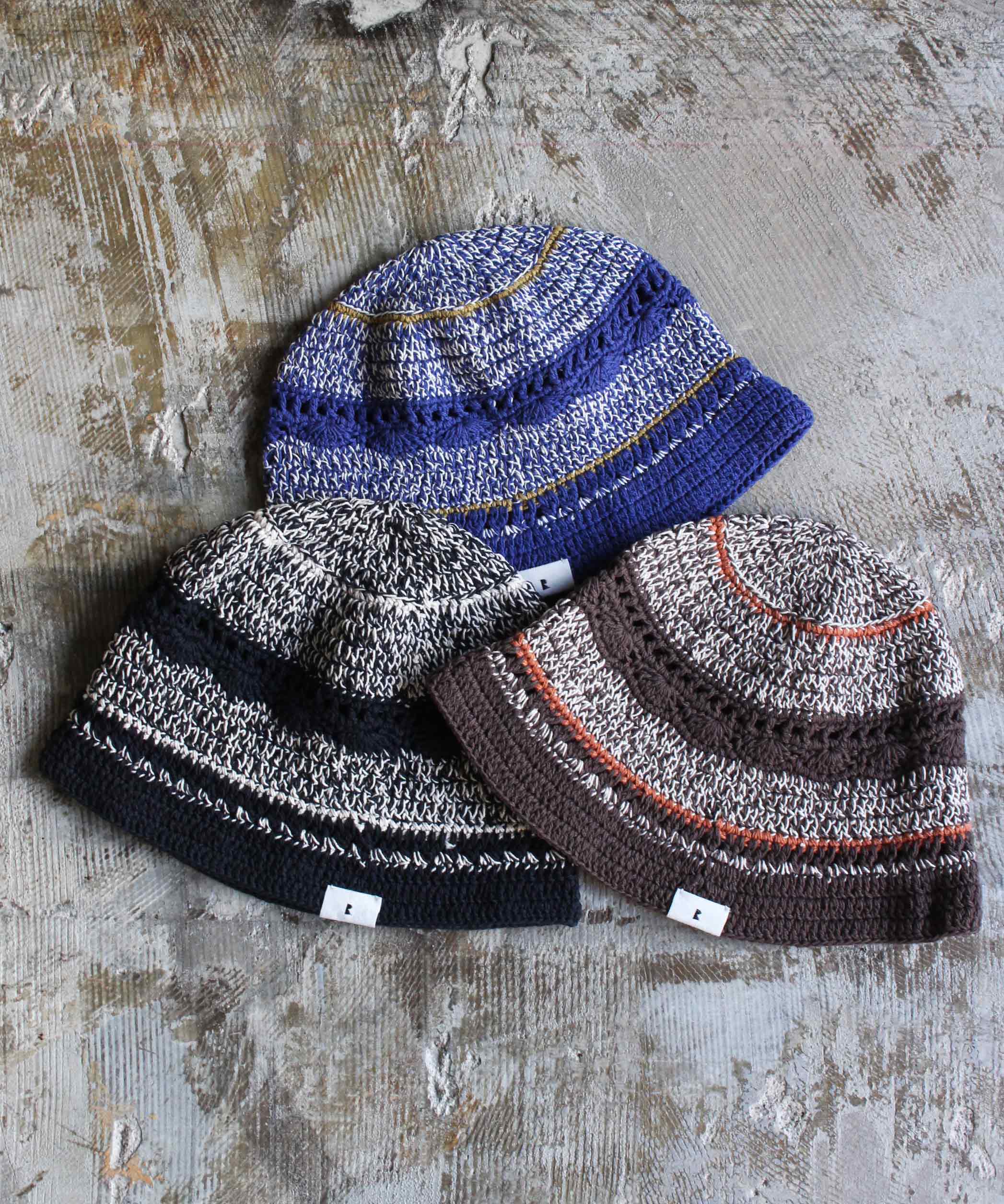 RL HANDMADE MULTI KNIT HAT  - Mens