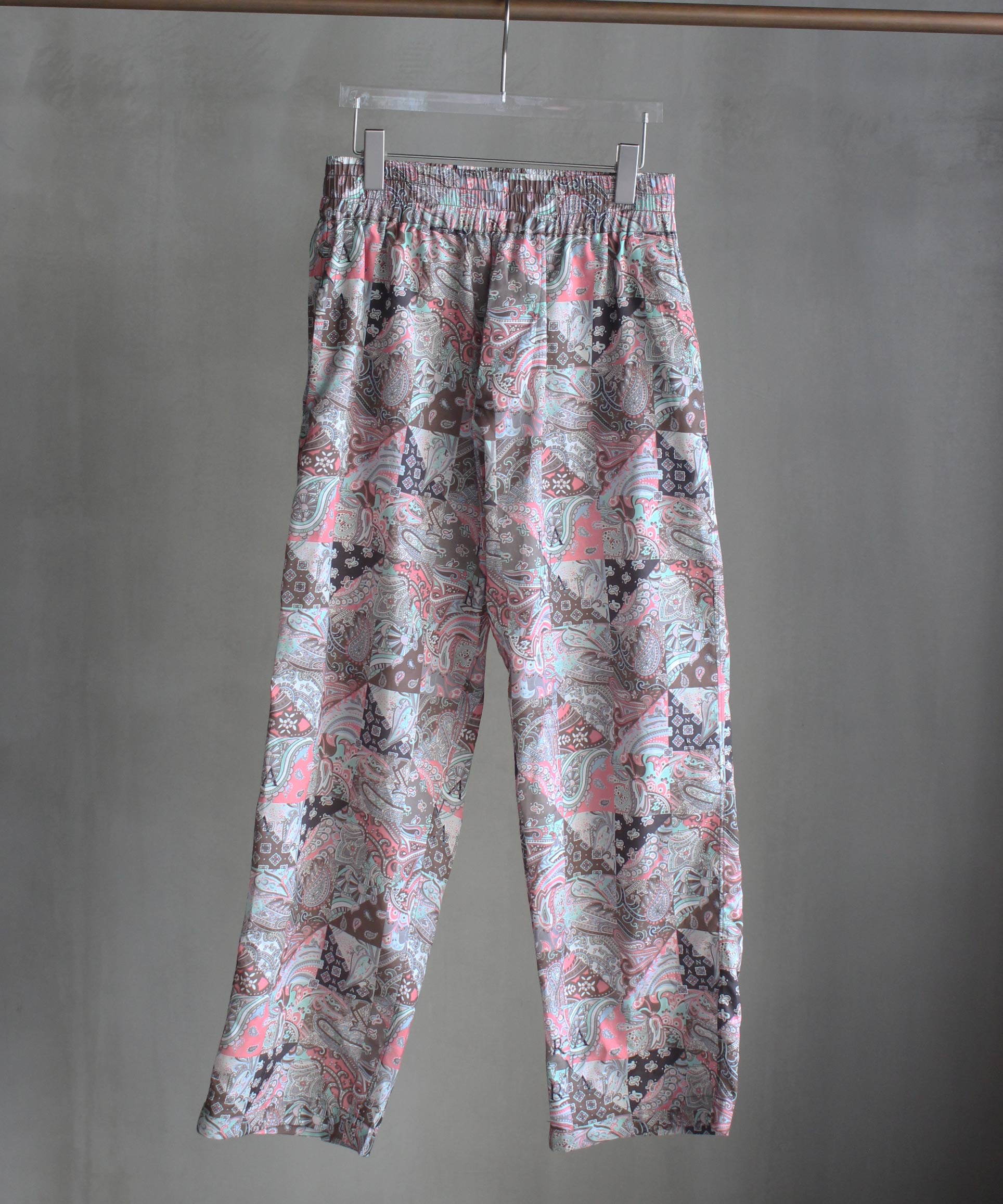 RANRA WAY PAISLEY PRINTED VISCOSE COTTON TRACK PANT RANRA PAISLEY PRINT - Mens