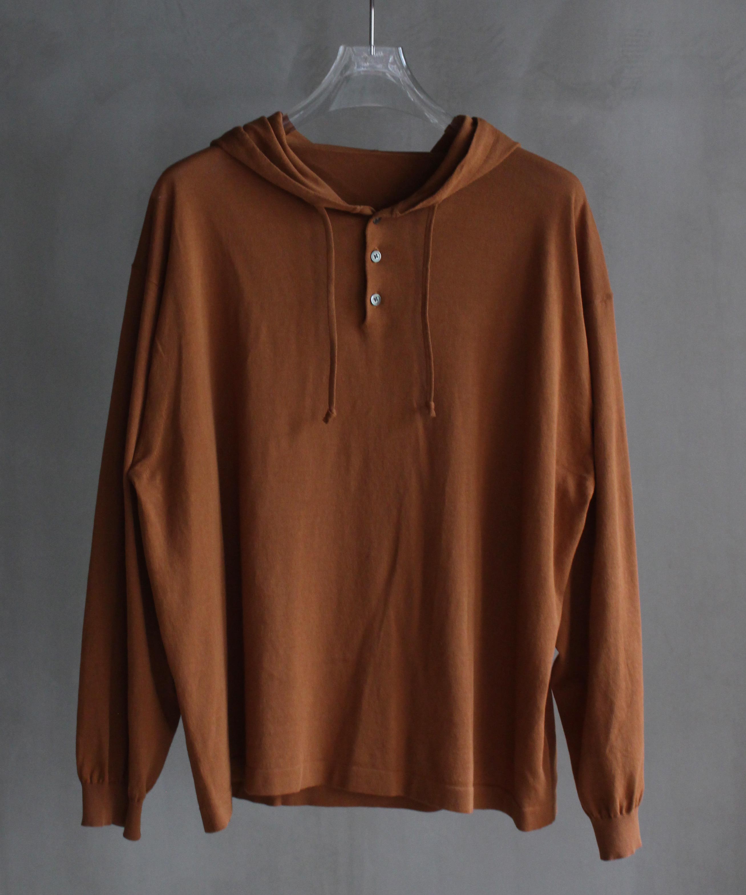 crepuscule EX  HG KNIT PARKA CAMEL -