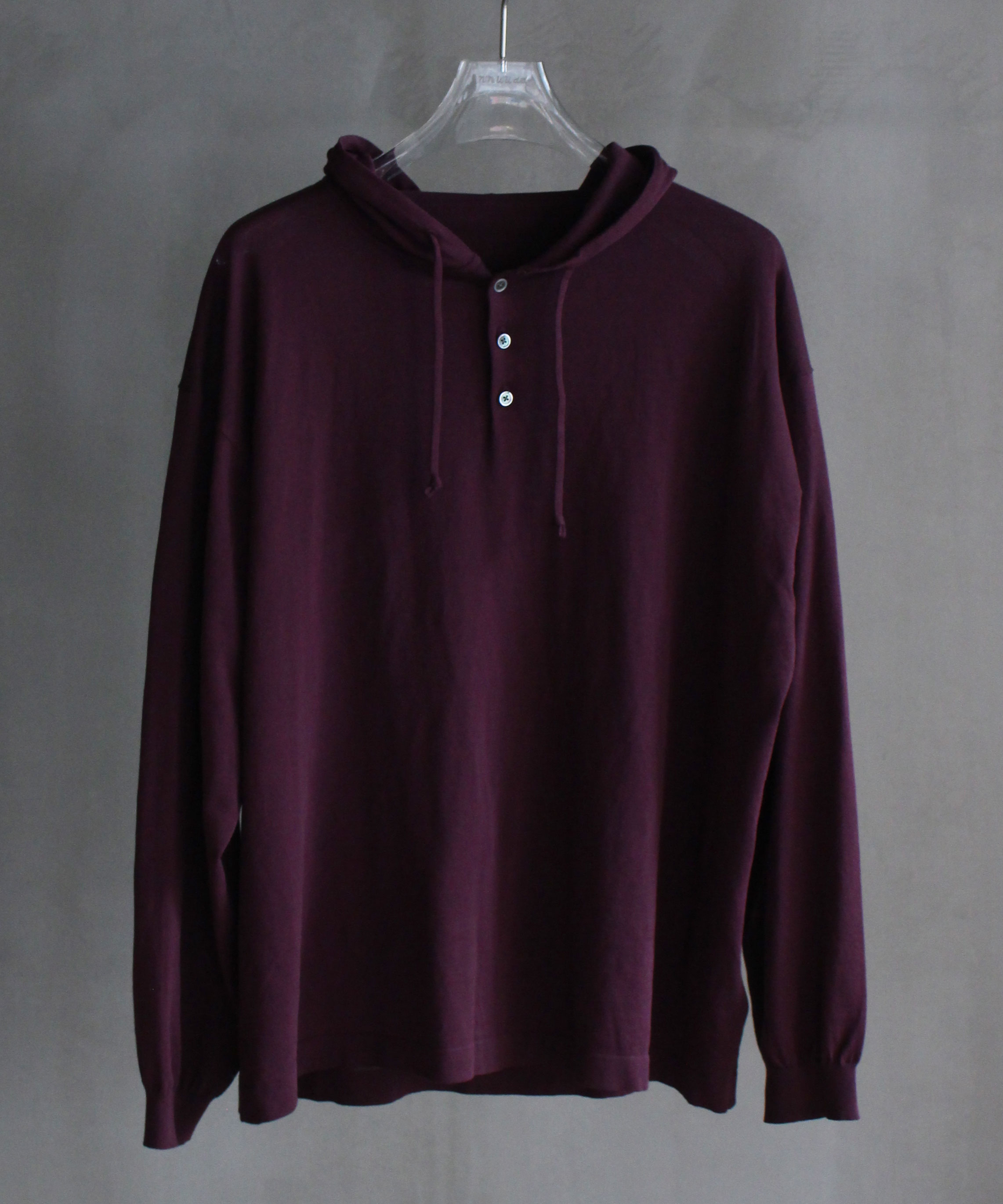 crepuscule EX  HG KNIT PARKA PURPLE -