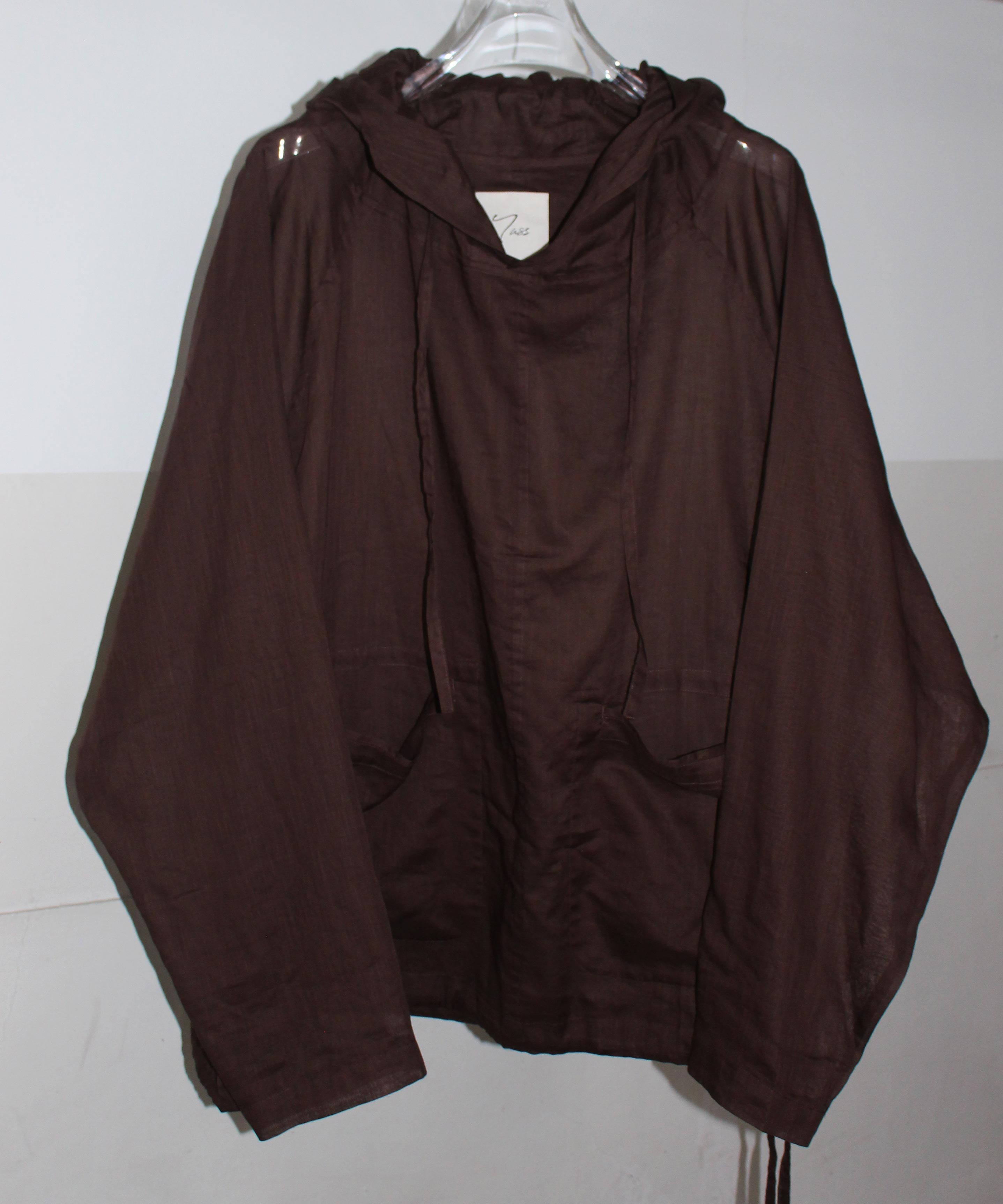 yassgi HOODIE SHIRT DK.BROWN